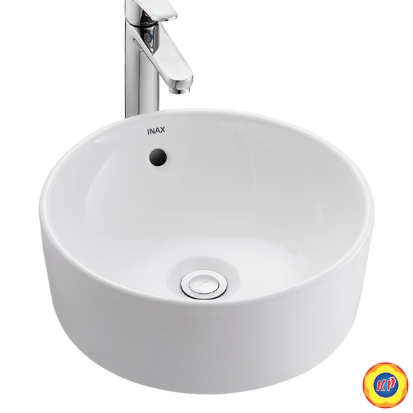 Chậu Rửa Lavabo Inax L-295V (L295V) Đặt Bàn Tròn
