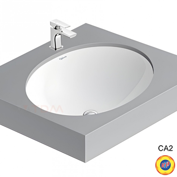 Chậu Lavabo Âm Bàn Viglacera CA2 