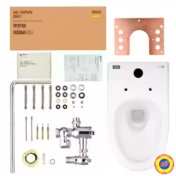 Bàn Cầu INAX AC-22PVN (AC22PVN) Treo Tường Nắp Êm Kèm Van Xả