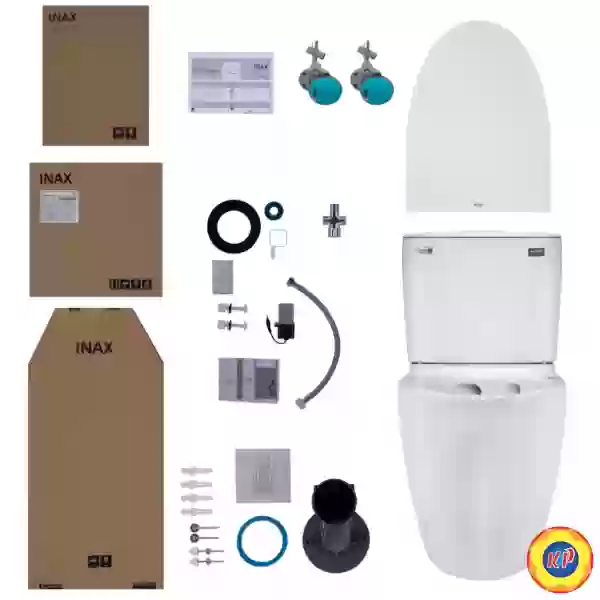 Bồn Cầu INAX AC-602VN (AC602VN) 2 Khối Xả Nhấn Aqua Ceramic