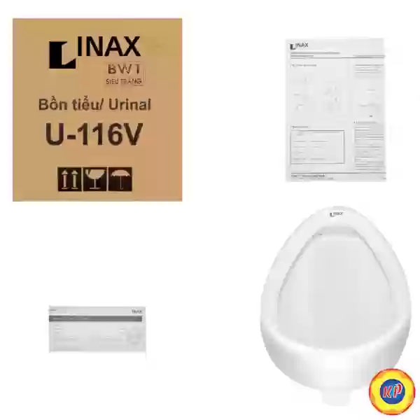 Bồn Tiểu Nam Inax U-116V Treo Tường