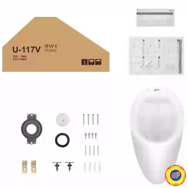 Bồn Tiểu Nam Inax U-117V Treo Tường