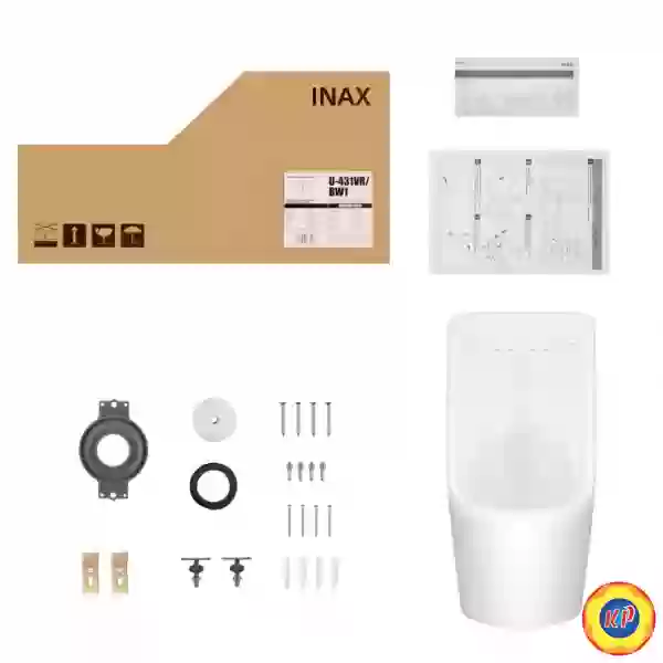 Bồn Tiểu Nam Inax U-431VR Treo Tường Vành Rim