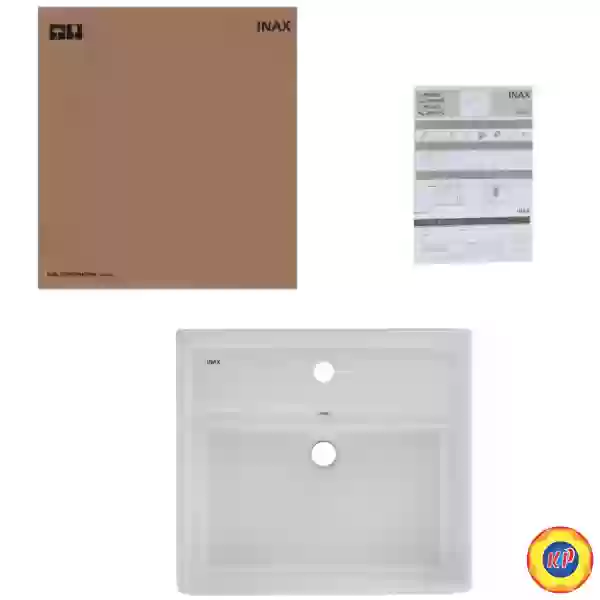 Chậu Rửa Lavabo Inax L-293V (L293V) Đặt Bàn Chữ Nhật