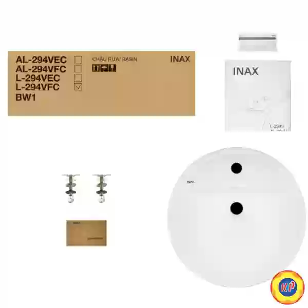 Chậu Rửa Lavabo Inax L-294V (L294V) Để Bàn Tròn