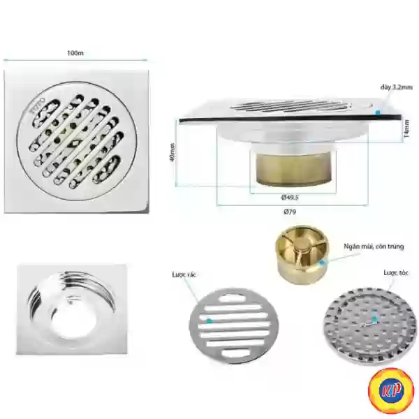 Phểu Thoát Sàn TOTO TVBA407