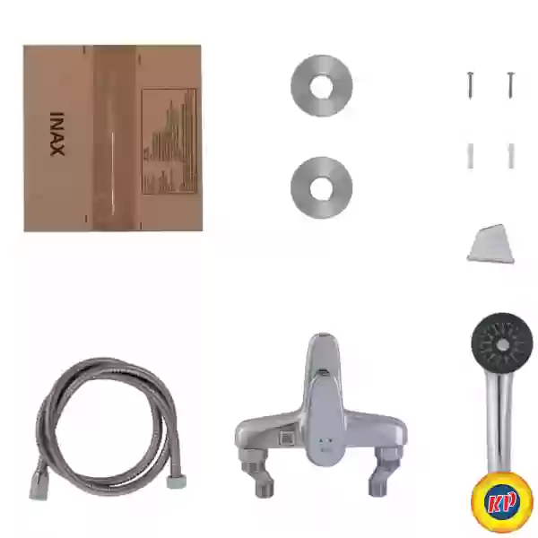 Vòi Sen Tắm Nóng Lạnh Inax BFV-1113S-4C (BFV1113S4C) Tay Sen Mạ