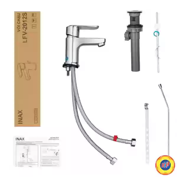 Vòi Chậu Rửa Mặt Lavabo Inax LFV-2012S (LFV2012S) Nóng Lạnh