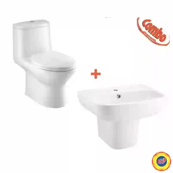 Combo Cotto 2 Trọn Bộ Bồn Cầu Và Lavabo C1053 + C0141/C4241