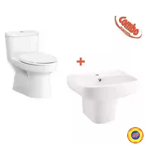 Combo Cotto 4 Trọn Bộ Bồn Cầu Và Lavabo C1015 + C0141/C4241