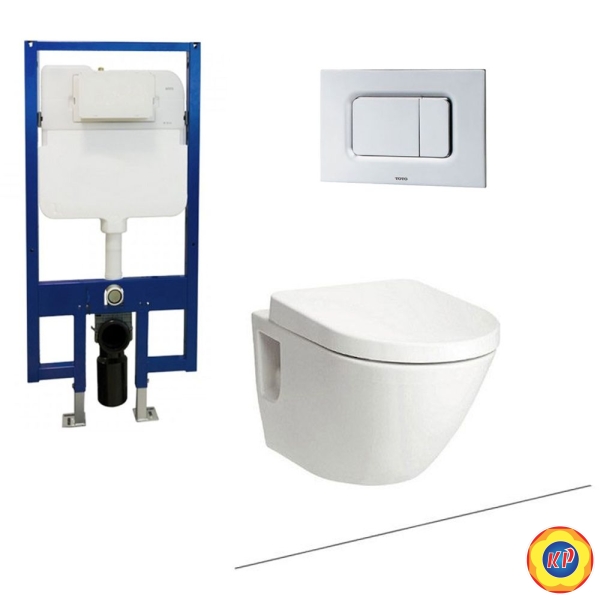 Bồn Cầu TOTO CW762/TC384CVK#W/MB170P/WH171A Treo Tường