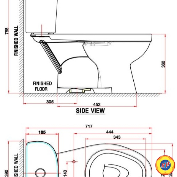 Bồn Cầu Nắp Rửa Cơ American Standard VF-2397S Dòng Star