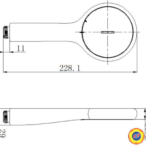 Tay Sen Hồng American Standard FFASS505-PI Genie