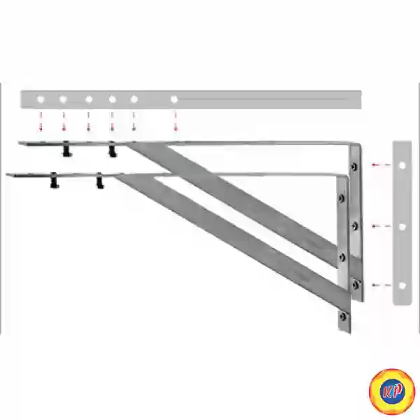 Giá đỡ chậu lavabo âm bàn Caesar BF442-5