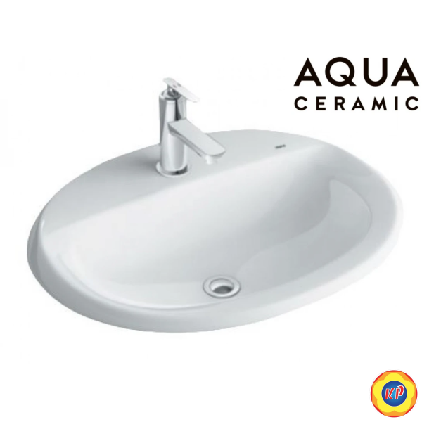 Chậu Rửa Lavabo Inax AL-2395V (AL2395V) Dương Vành Aqua Ceramic
