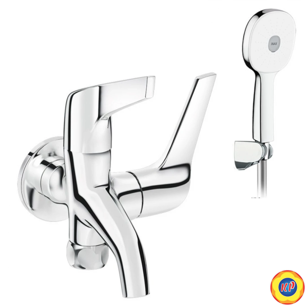 Vòi Sen Lạnh Inax BFV-17-8C (BFV178C) Tay Sen Tăng Áp Mạ Crom