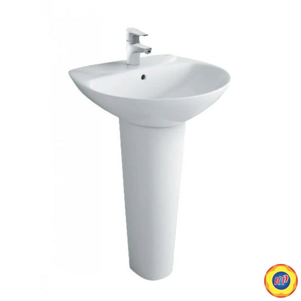 Lavabo Treo Tường Inax L-285V/L-288VD Kèm Chân Dài
