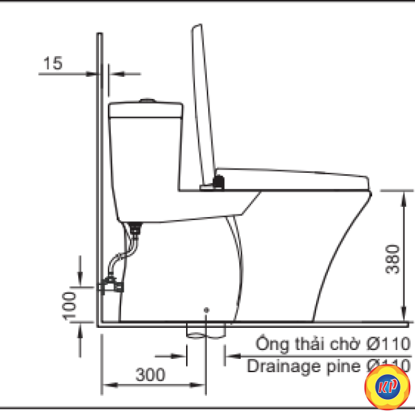 Bồn Cầu INAX AC-959VAN-2 (AC959VAN-2) 1 Khối Aqua Ceramic Nắp Mỏng