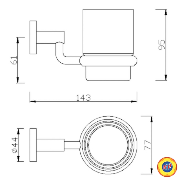 Kệ Ly American Standard K-2801-44-N Concept