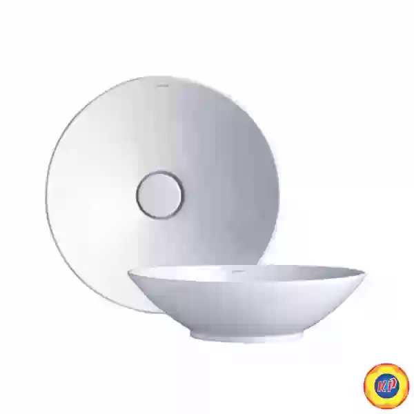 Chậu Rửa Lavabo Đặt Bàn Caesar L5221 Nắp Sứ