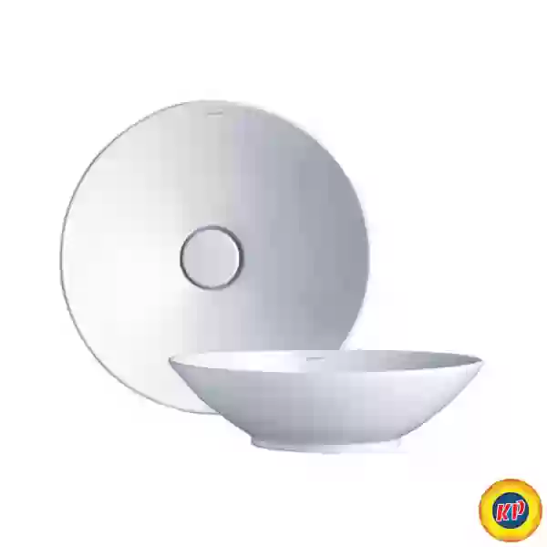 Chậu Rửa Lavabo Đặt Bàn Caesar L5221 Nắp Sứ