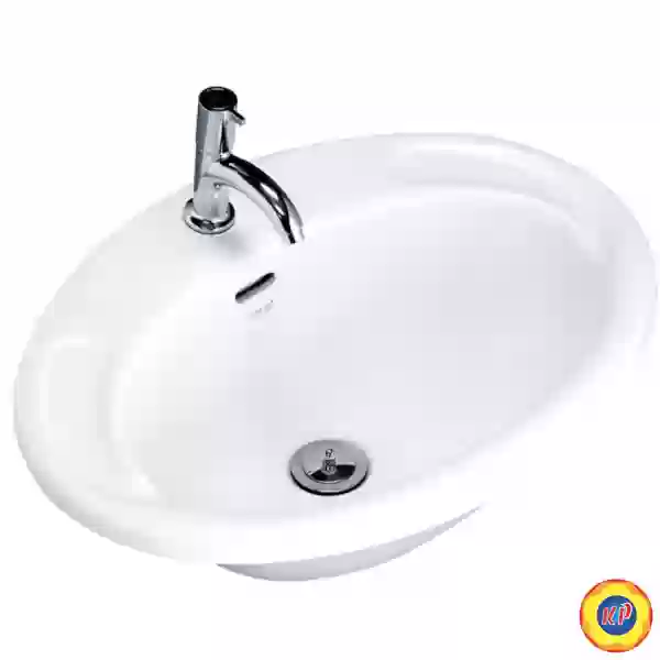 Chậu Rửa Lavabo COTTO C007  Âm Bàn Dương Vành