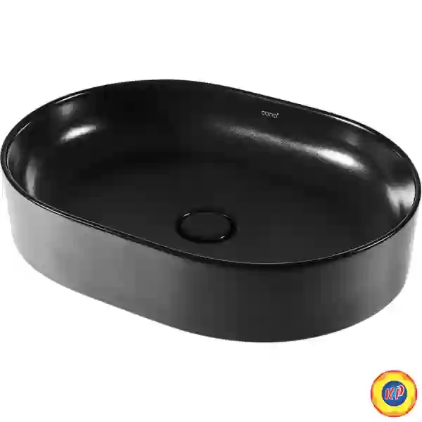 Chậu Lavabo COTTO C00343 MBK Đặt Bàn Sensation Capsule Đen Mờ