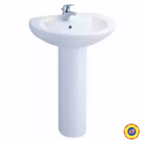 Chậu Lavabo COTTO C0107/C411 Chân Dài Alice