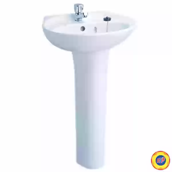 Chậu Lavabo COTTO C013/C404 Kensington 20 Chân Dài