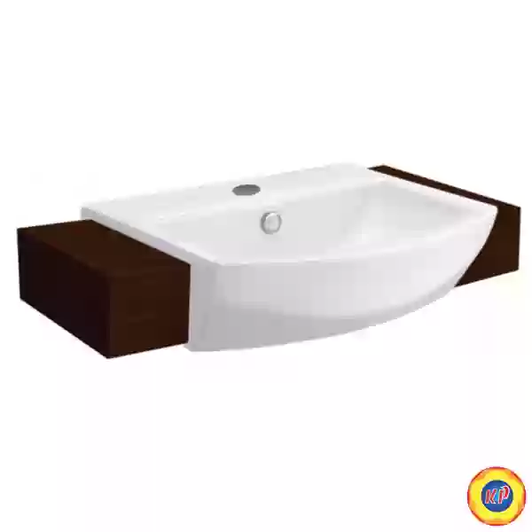 Chậu Lavabo COTTO C02427 Tetragon Bán Âm