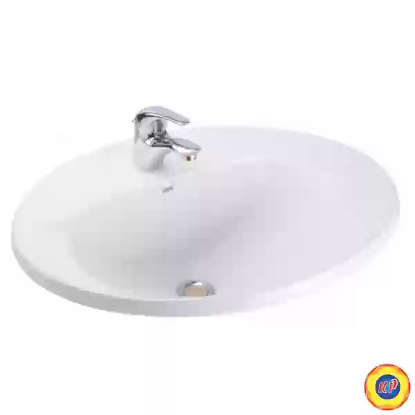 Chậu Rửa Mặt Lavabo COTTO C02607 Serena Âm Bàn Dương Vành