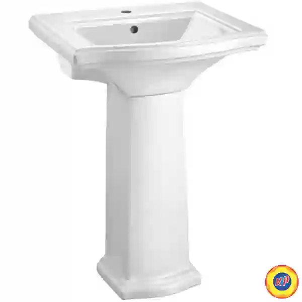 Chậu Rửa Lavabo COTTO C02957/C4066 Classique Chân Dài