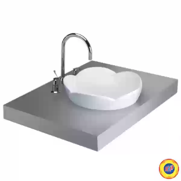 Chậu Rửa Mặt Lavabo COTTO C0240 Julia Bán Âm 
