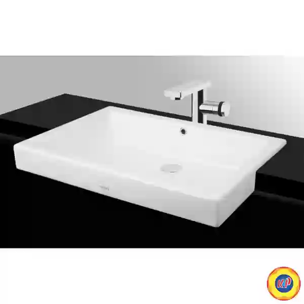 Chậu Rửa Mặt Lavabo TOTO LW646JW/F#W Bán Âm Bàn