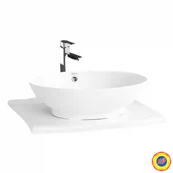 Mặt Bàn Sứ Viglacera BS875 Đặt Chậu Lavabo