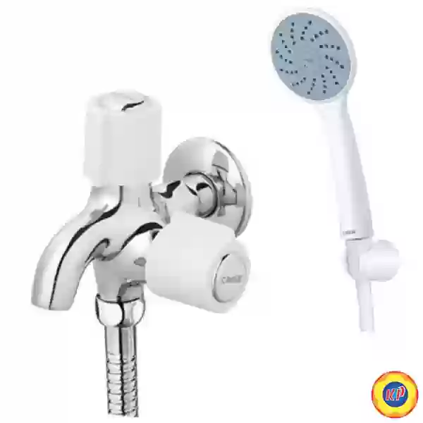 Vòi Sen Tắm Lạnh CAESAR S038CP Dây Nhựa Tay 1 Chế Độ