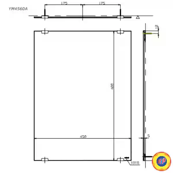Gương Phòng Tắm TOTO YM4560A Chống Mốc