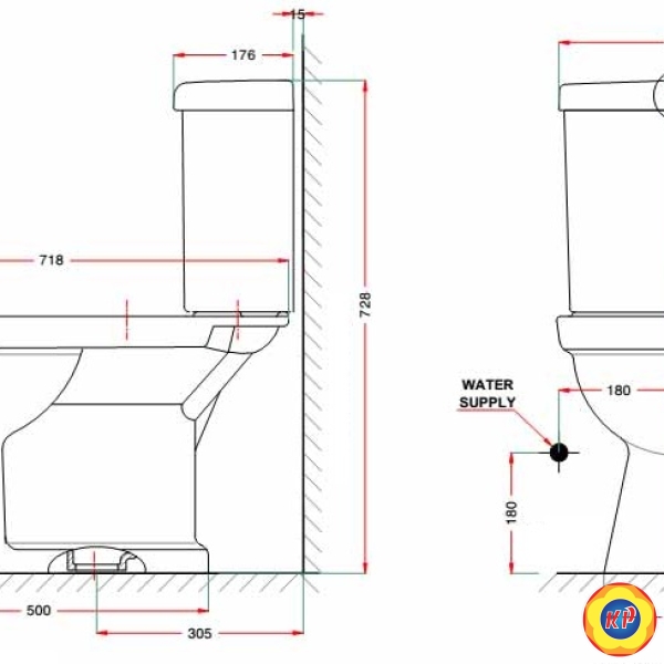 Bồn Cầu 2 Khối American Standard VF-2013 Dòng STAR