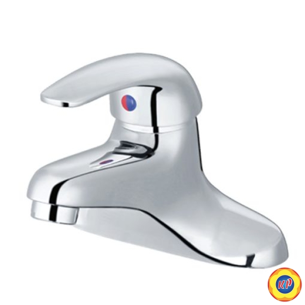Vòi Nóng Lạnh Lavabo CAESAR B262CU Bộ Xả Nhấn Nhựa