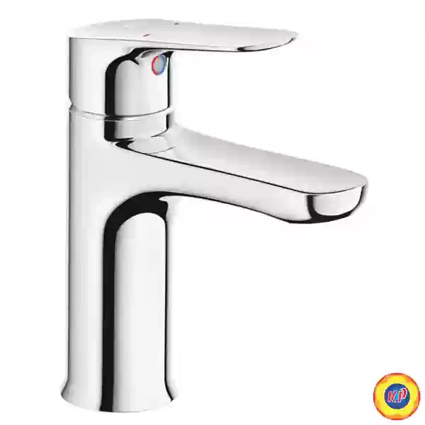 Vòi Chậu Lavabo Inax LFV-1402S-R (LFV1402SR) Nóng Lạnh Kèm Trụ Xả Lật