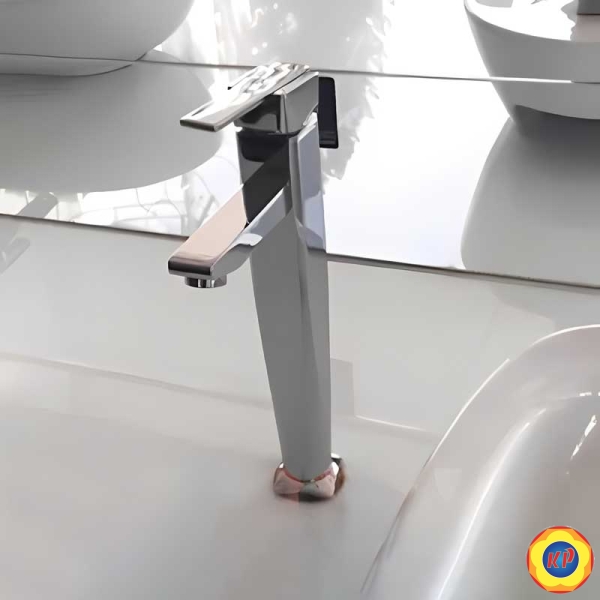 Vòi Chậu Rửa Mặt Lavabo Viglacera VG126 Nóng Lạnh Cổ Cao