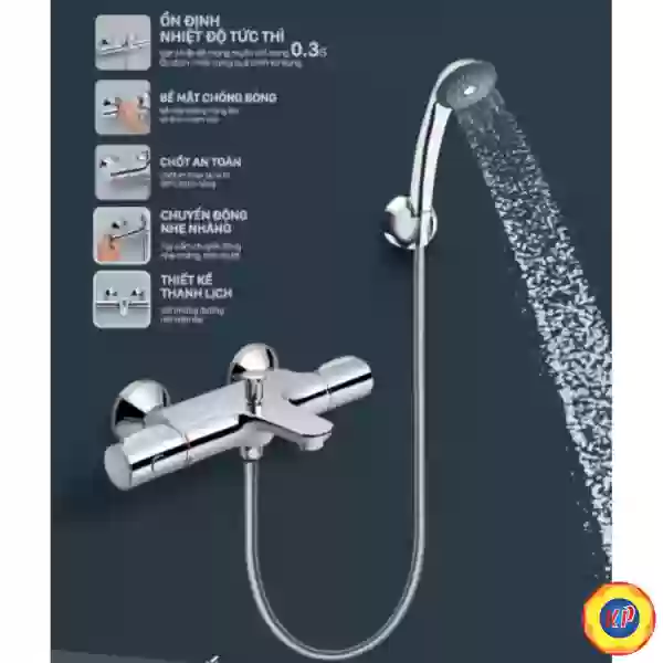 Vòi Sen Tắm Inax BFV-3413T-4C (BFV3413T4C) Nhiệt Độ Cao Cấp