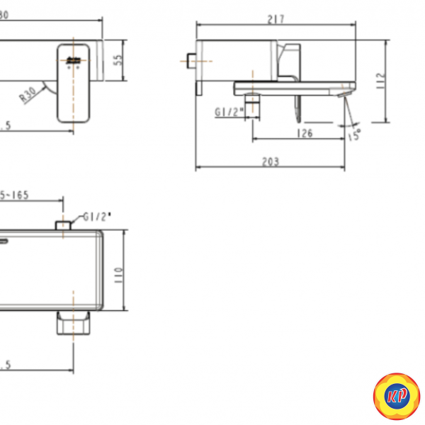 Vòi Sen American Standard WF-1311 Acacia E Nóng Lạnh