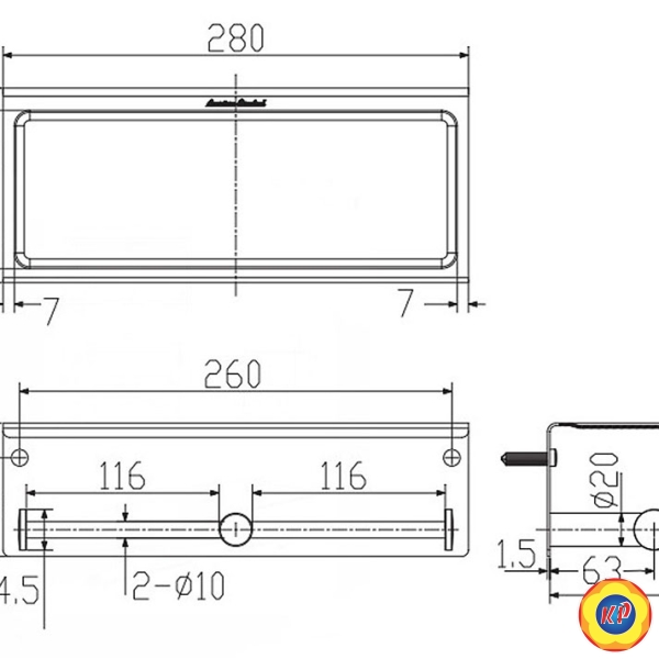 Móc Giấy Vệ Sinh American Standard WF-1499 Concept
