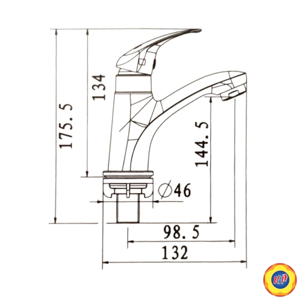 Vòi Lavabo American Standard  WF-4611 Gala Lạnh