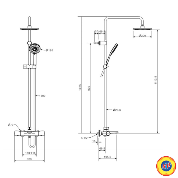 Sen Cây Cảm Biến Nhiệt American Standard WF-4952 EasySET