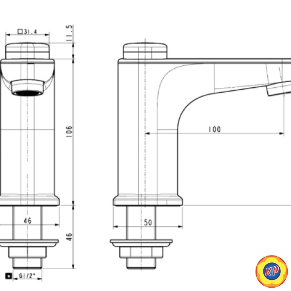 Vòi Lavabo American Standard WF-T823 Lạnh