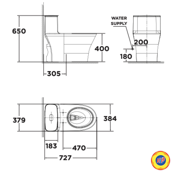 Bồn Cầu 1 Khối American Standard WP-1880SW Nắp Rửa Cơ