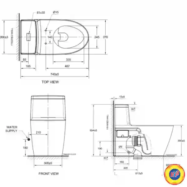 Bồn Cầu 1 Khối American Standarđ 2007-WT Dòng Acacia Evolution