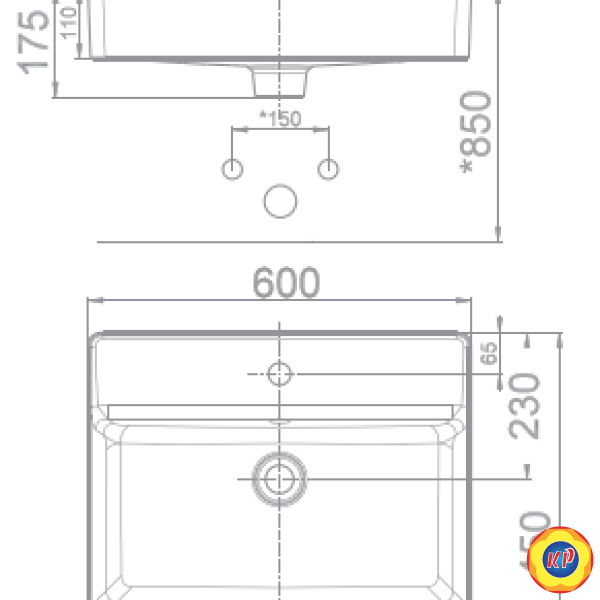 Chậu Lavabo Đặt Bàn American Standard WP-F420 Acacia E Supasleek